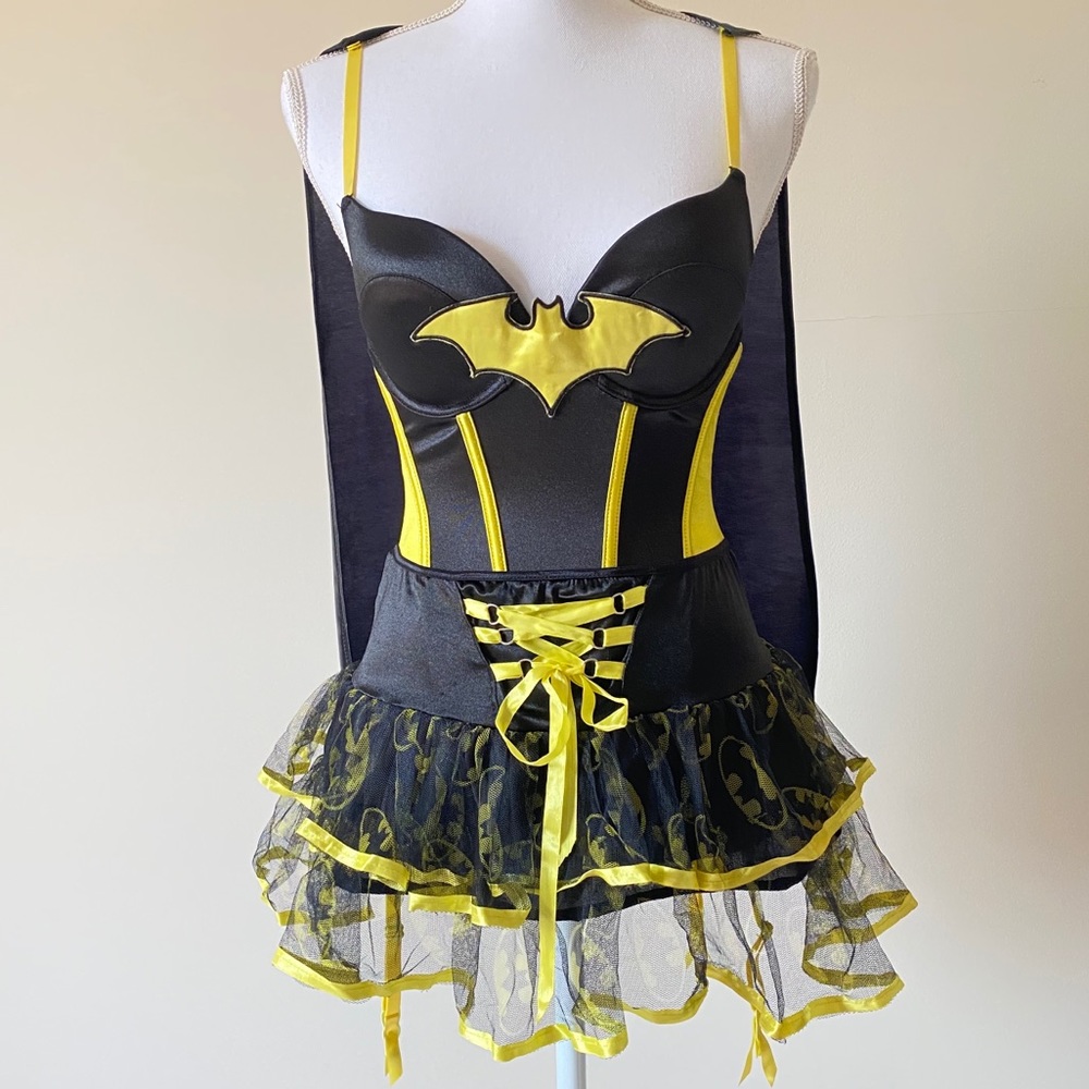 Batgirl Halloween Costume Corset Tutu 2-Piece